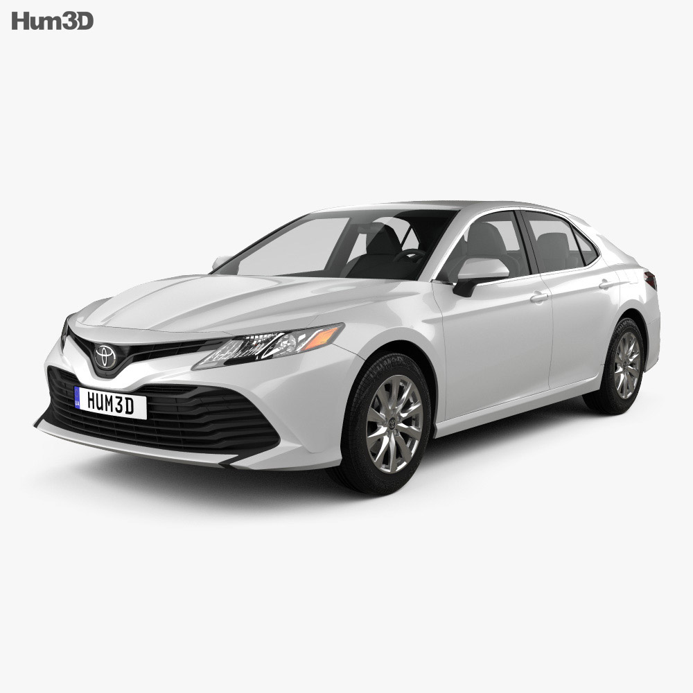 Toyota Camry LE 2021 3D 모델 