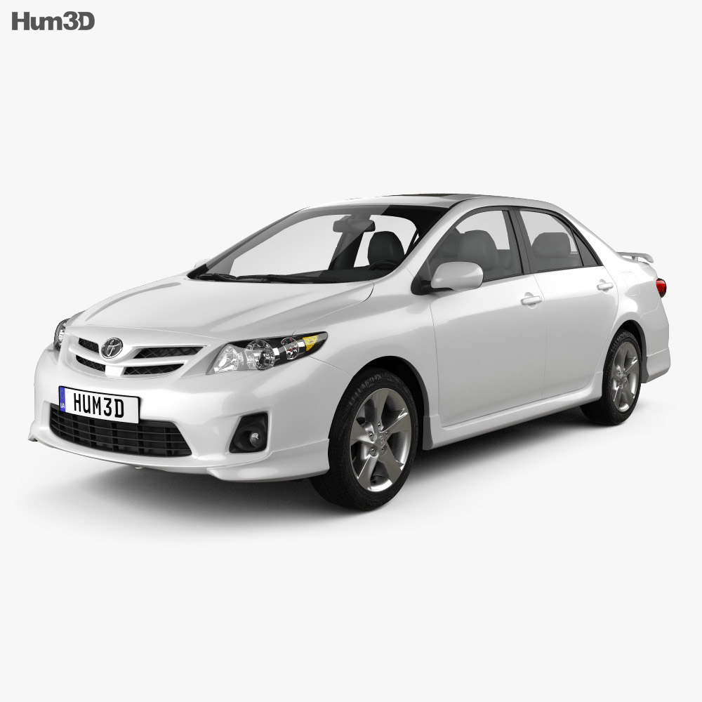 Toyota Corolla 2015 3D 모델 