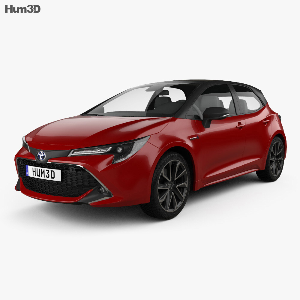Toyota Corolla ハッチバック ハイブリッ 2021 3Dモデル