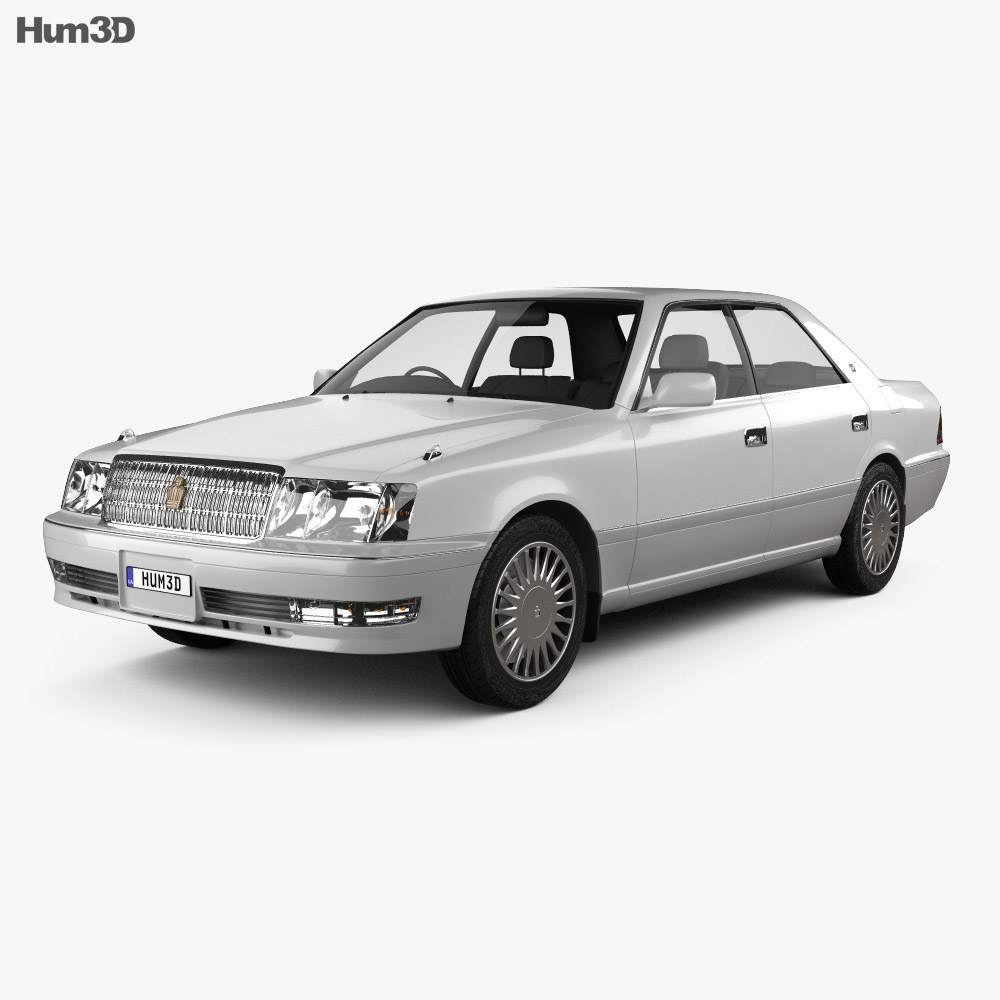 Toyota Crown hardtop 2001 3D 모델 