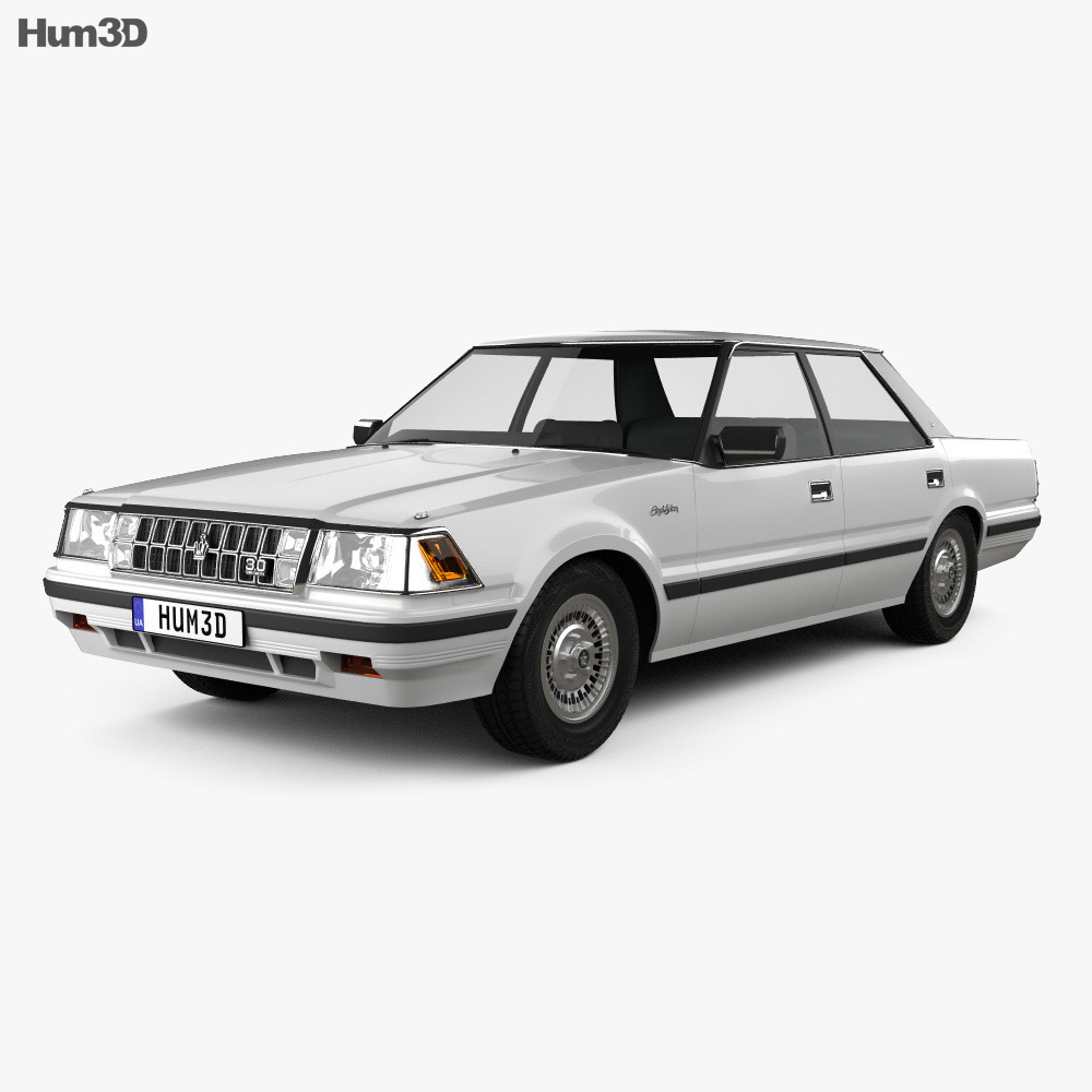 Toyota Crown Royal Saloon 1983 3D-Modell