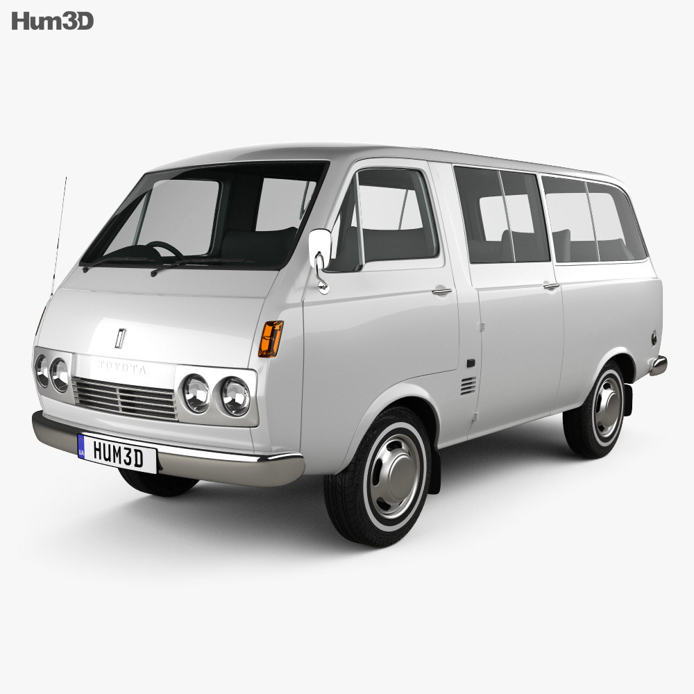 Toyota Hiace Пасажирський фургон 1967 3D модель