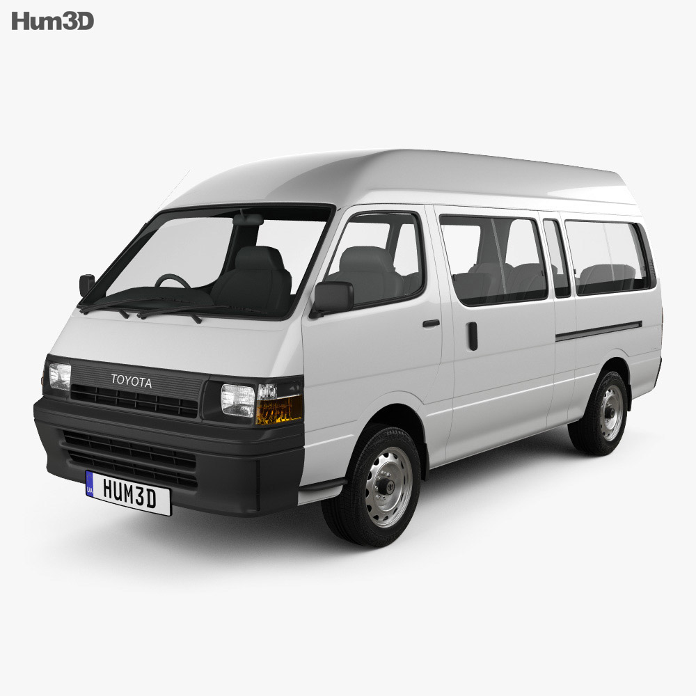 Toyota HiAce Commuter 1996 3D-Modell