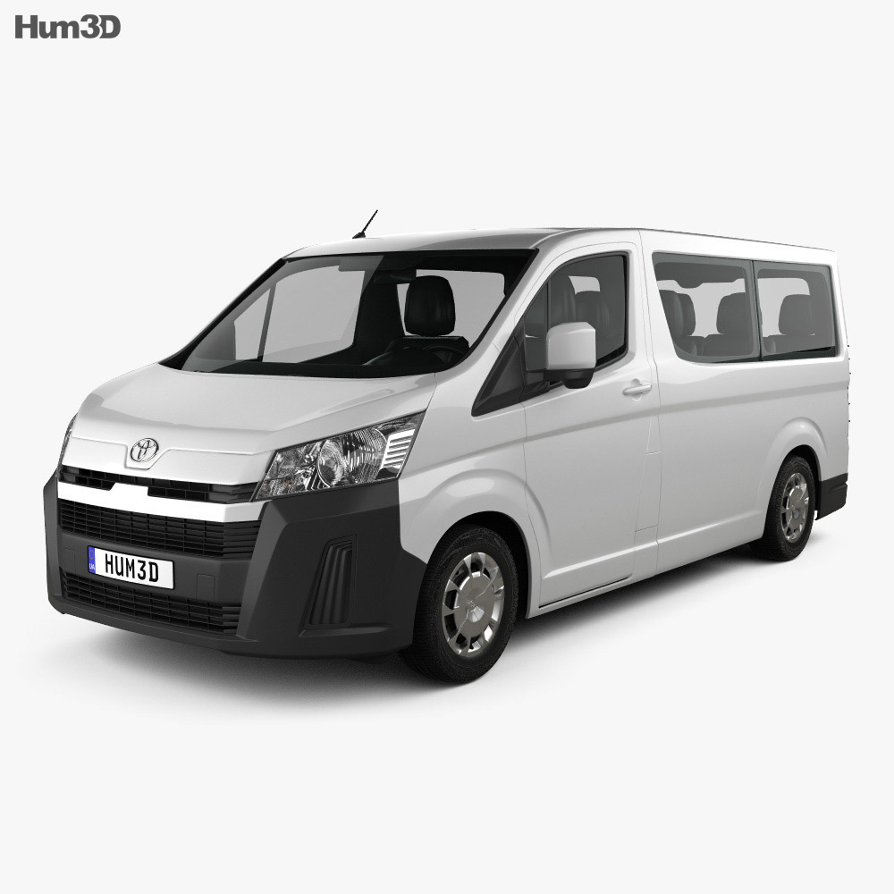 Toyota Hiace Passenger Van L1H1 Deluxe 2023 3D-Modell