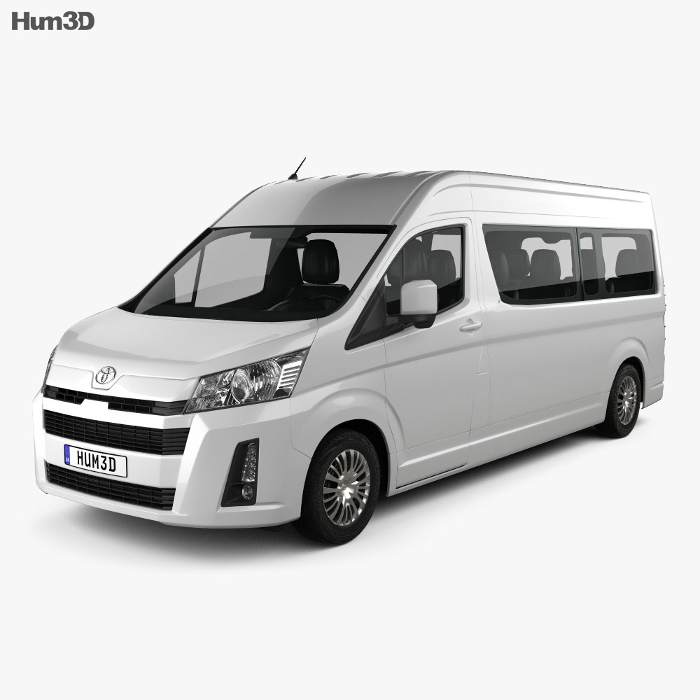 Toyota Hiace Passenger Van L2H2 GL 2022 3d model