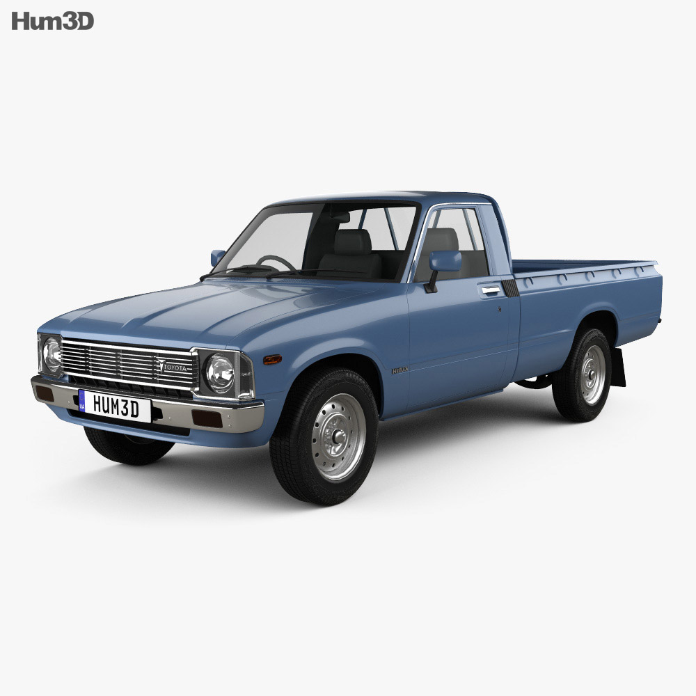 Toyota Hilux Regular Cab 1978 3D 모델 