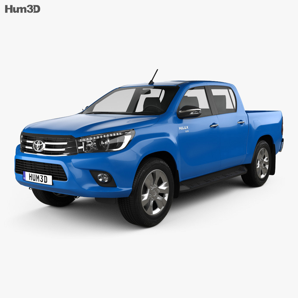 Toyota Hilux Подвійна кабіна Revo 2018 3D модель