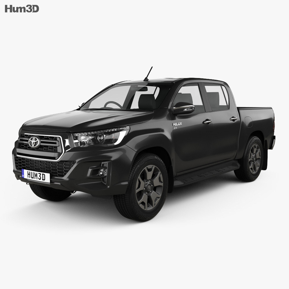 Toyota Hilux 双人驾驶室 L-edition 2021 3D模型