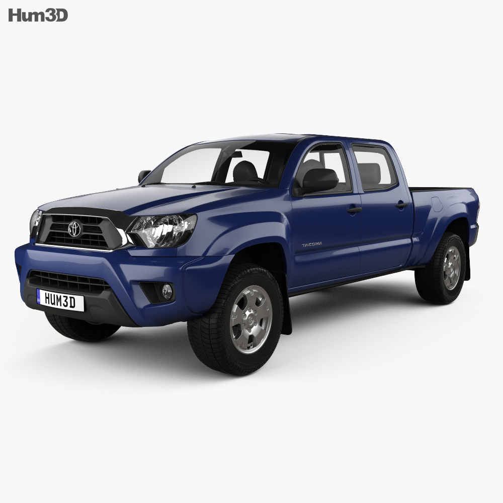 Toyota Tacoma 더블캡 Long bed 2015 3D 모델 