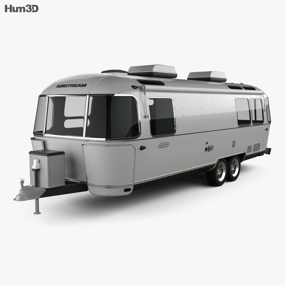 Airstream Land Yacht Travel Trailer 2014 3D-Modell