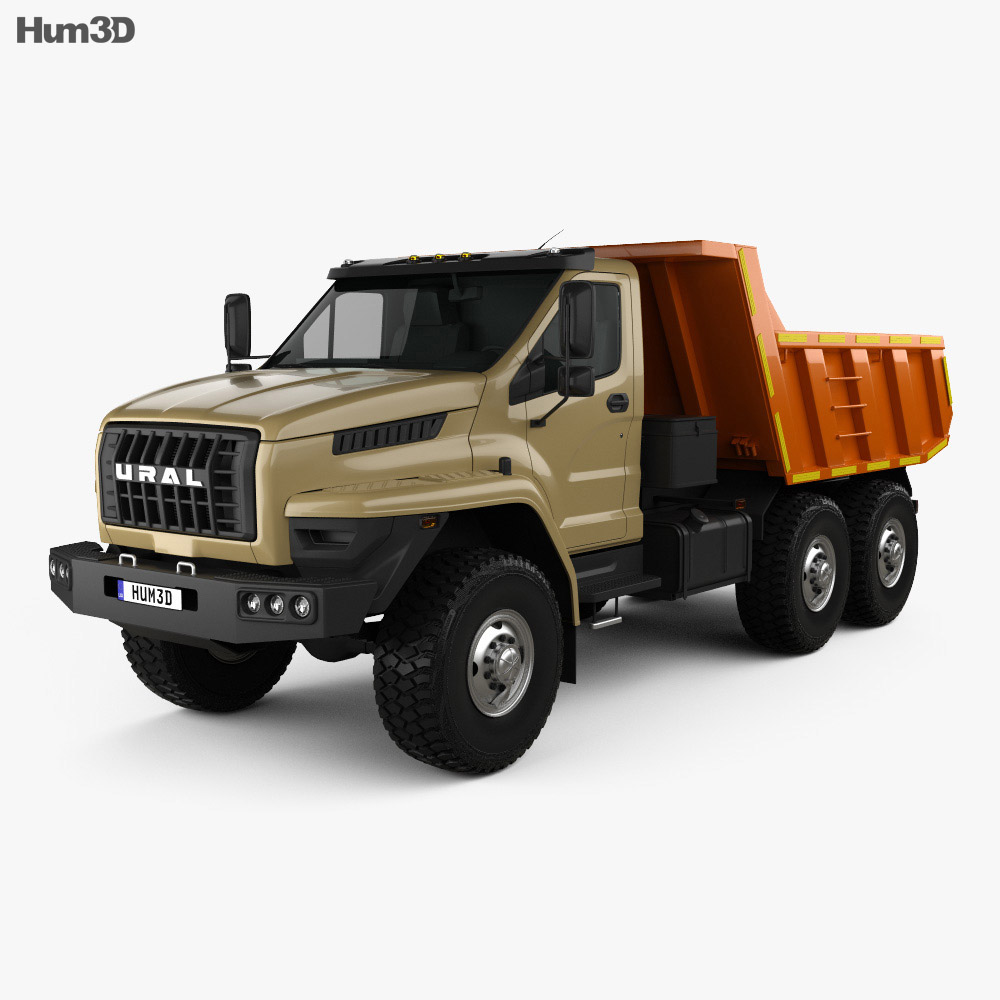 Ural Next ダンプトラック 2018 3Dモデル