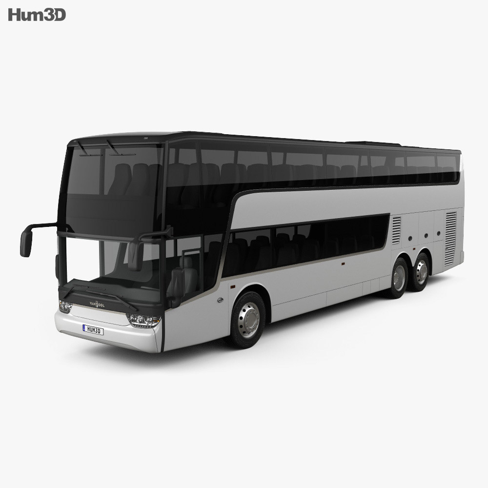 Van Hool TDX Bus 2018 3D-Modell