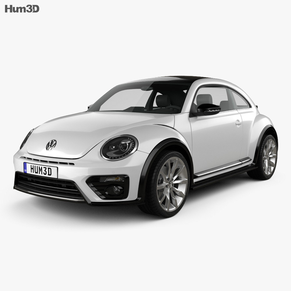 Volkswagen Beetle R-Line 쿠페 2020 3D 모델 