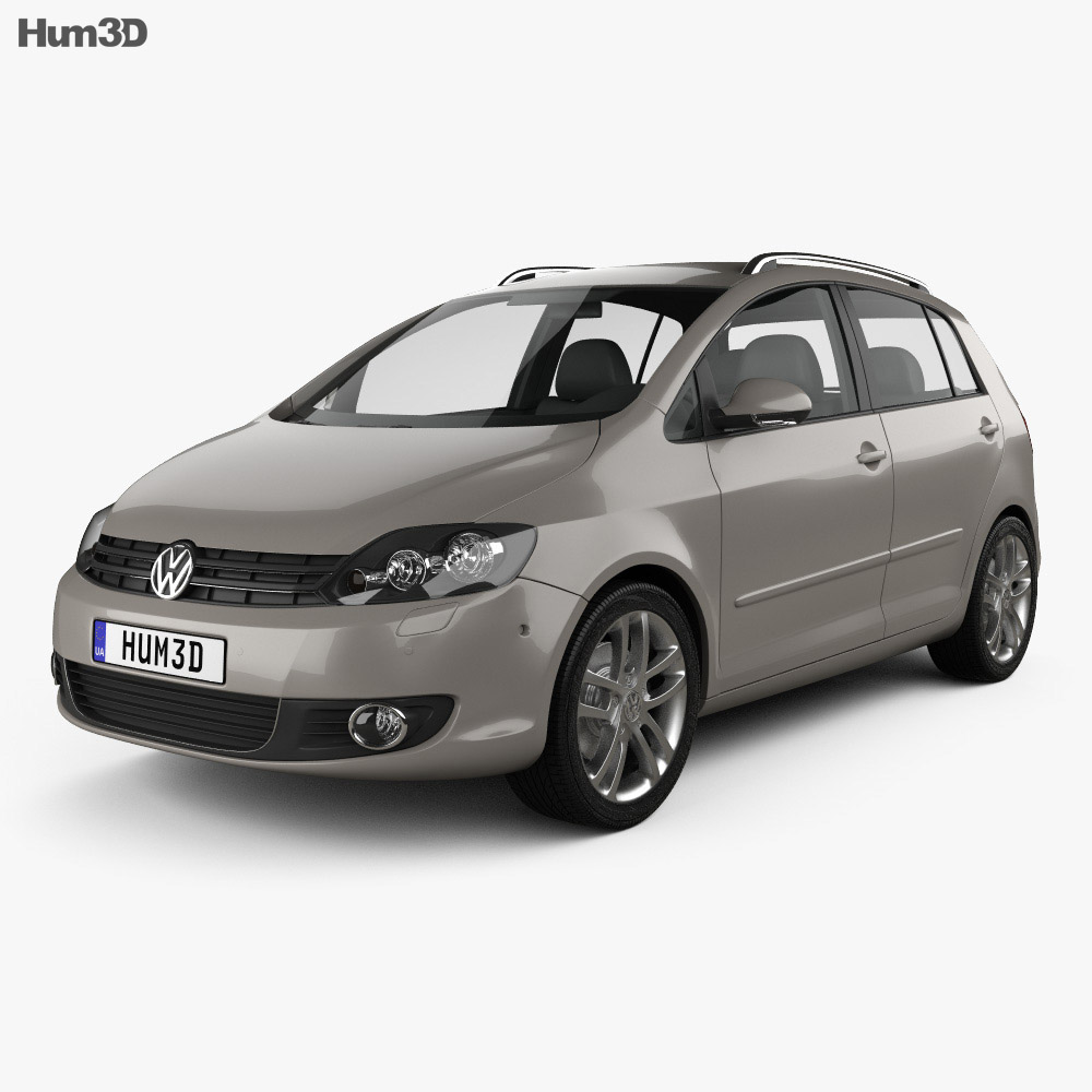 Volkswagen Golf Plus 2011 3D model - Download Vehicles on