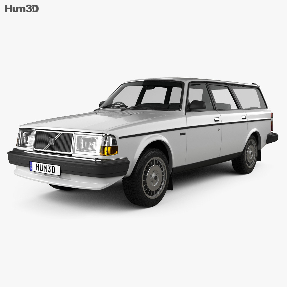 Volvo 245 1984 3D 모델 