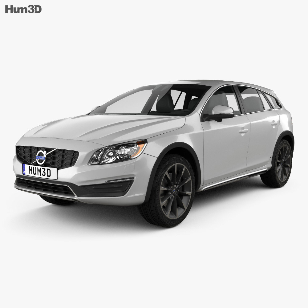 Volvo V60 D4 Cross Country 2018 3Dモデル