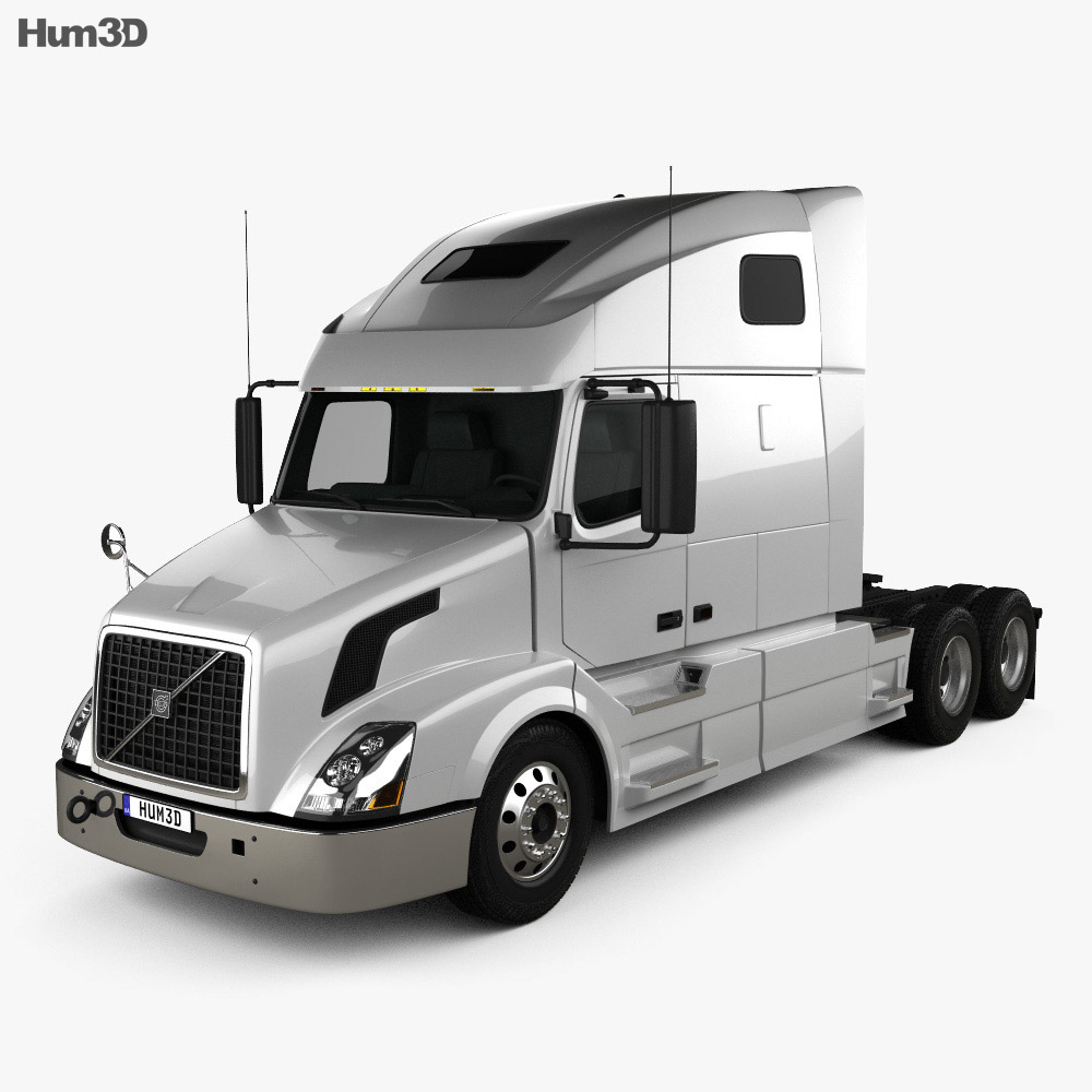 Volvo VNL (670) Camion Trattore 2014 Modello 3D