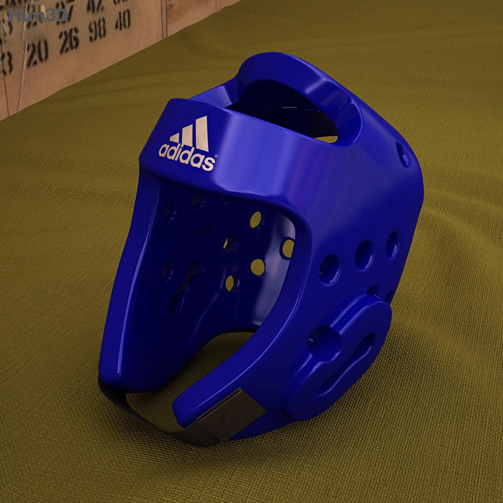 Adidas 태권도 머리보호구 3D 모델 