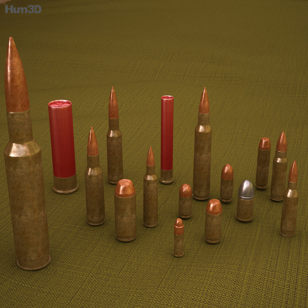 Munitions Modèle 3d