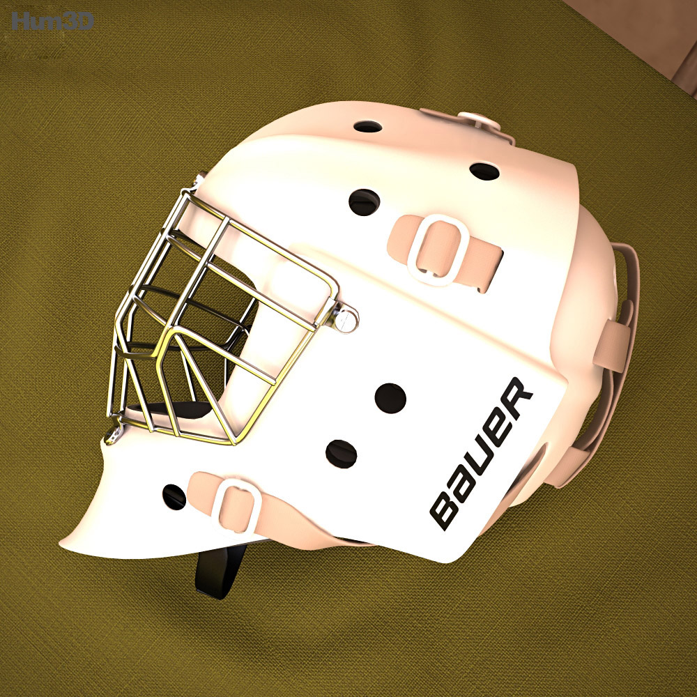 3d model hockey goalie mask generic