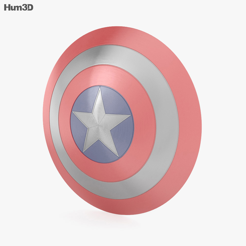 Captain America Shield 3d model