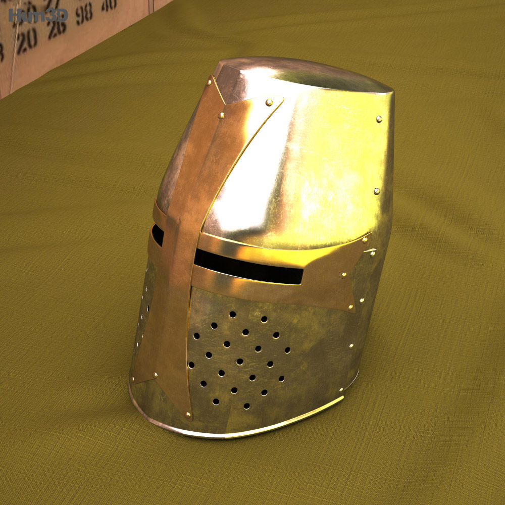 Шлем крестоносца 3D модель