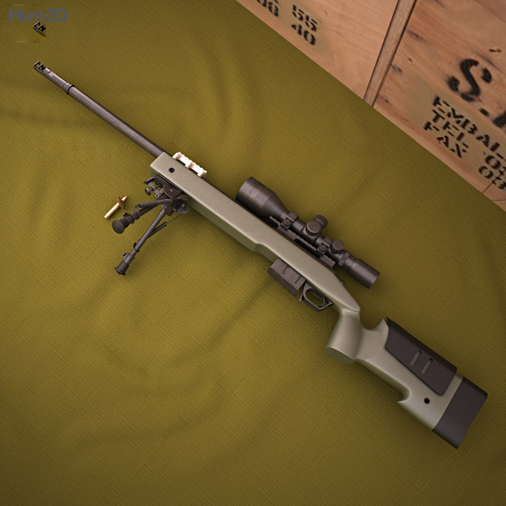 Remington M40A5 3d model