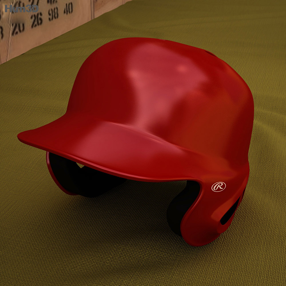 Casco da battuta di baseball Modello 3D