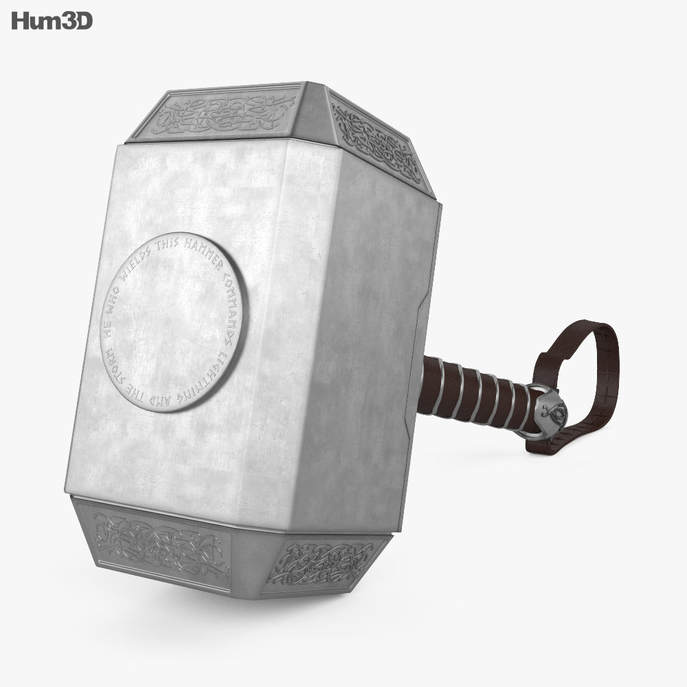 Thor Hammer 3D模型