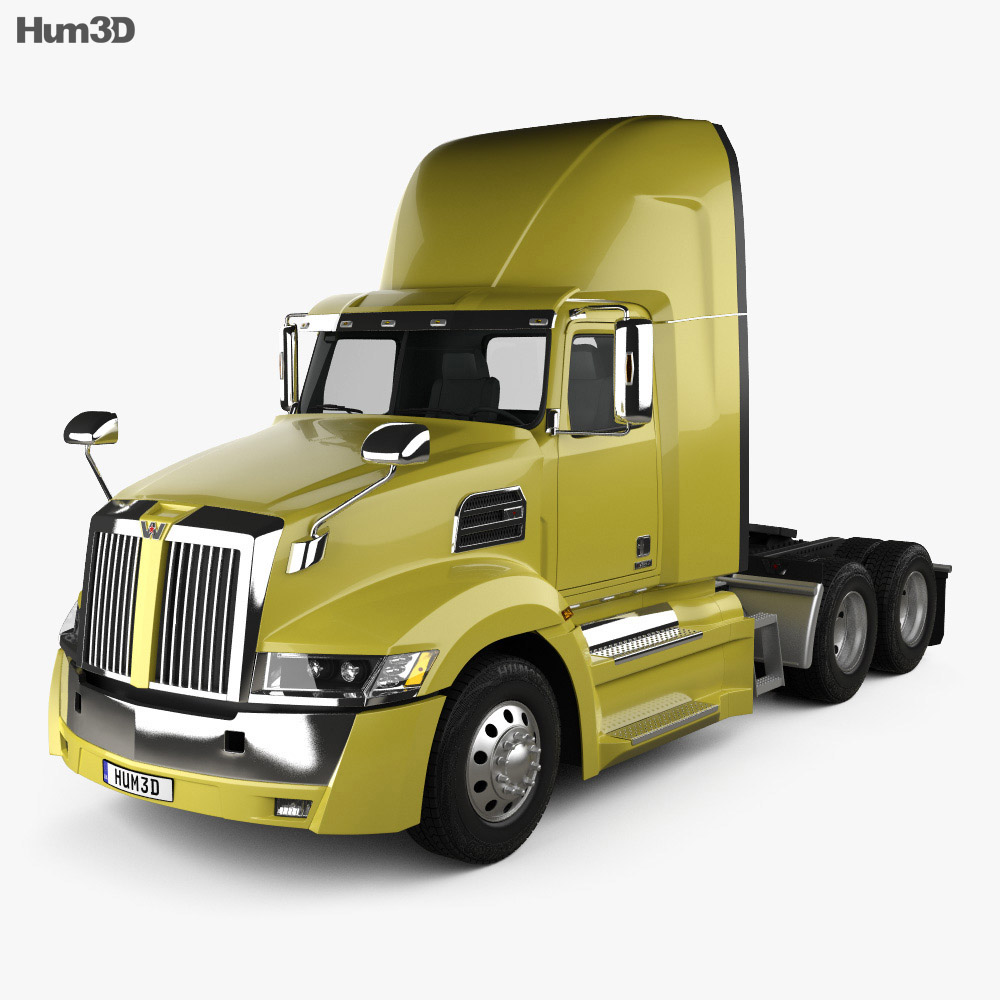 Western Star 5700XE Day Cab Camião Tractor 2020 Modelo 3d