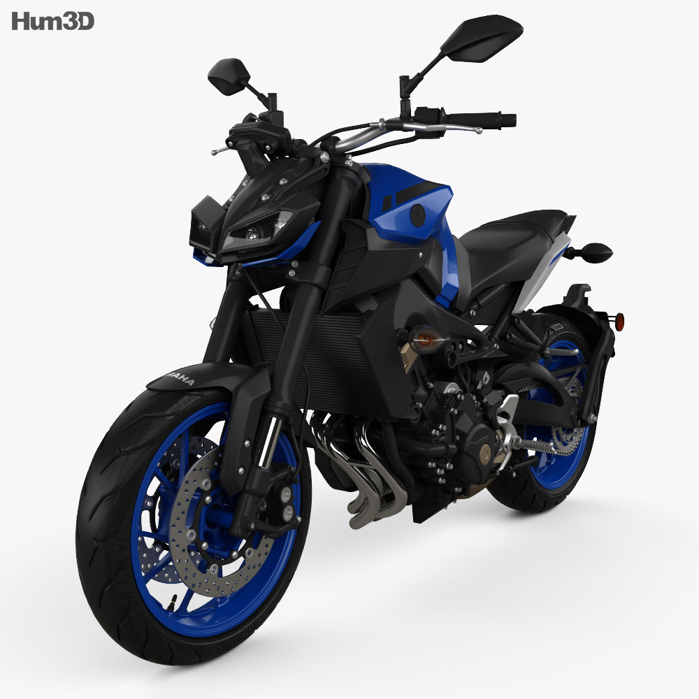 Yamaha MT-09 2017 3D模型
